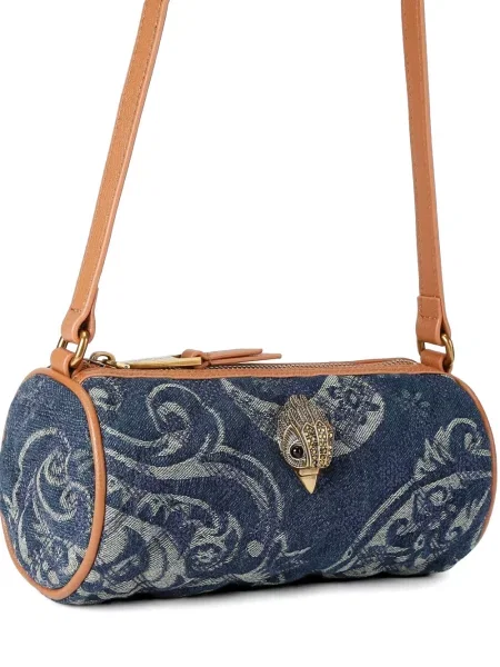 Geantă shopper Kurt Geiger London cu imagine cu model paisley albastru