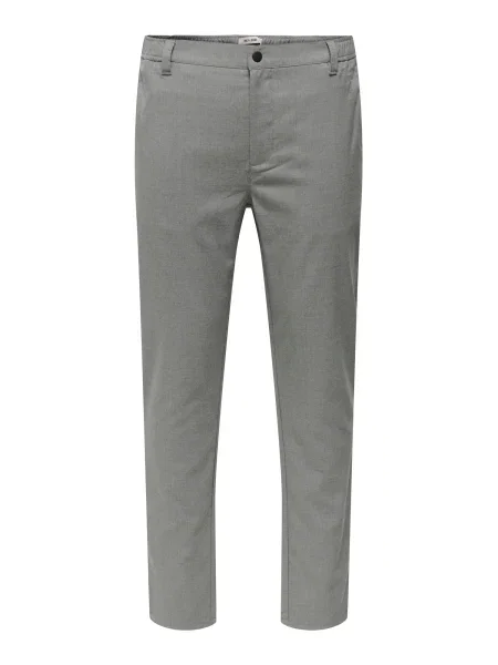 Only & Sons Chino kalhoty ONSAIDEN' šedá