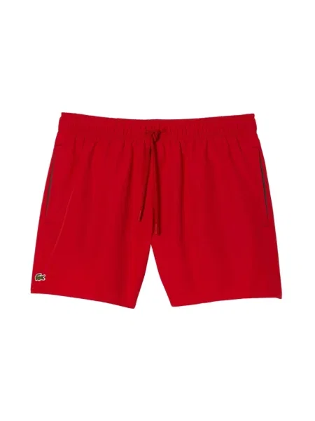 Kąpielówki Lacoste czerwone