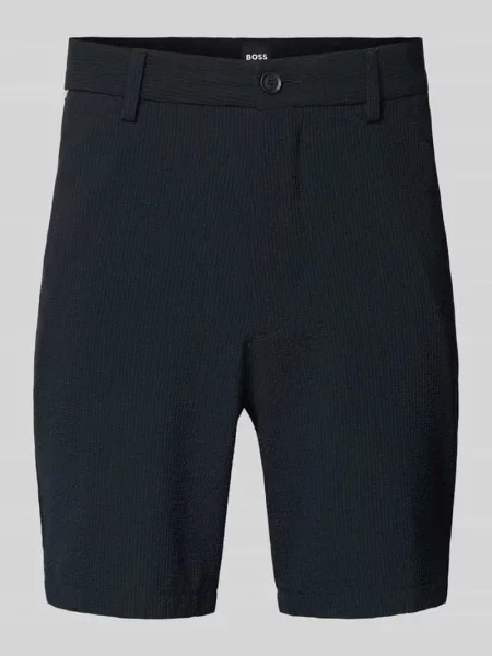 Bermudy o kroju regular fit z dodatkiem model Boss