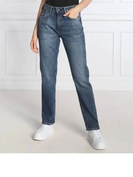 Pepe Jeans London Blugi MARY | high waist albastru
