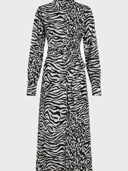 Сукня Karl Lagerfeld з принтом з тваринним принтом
