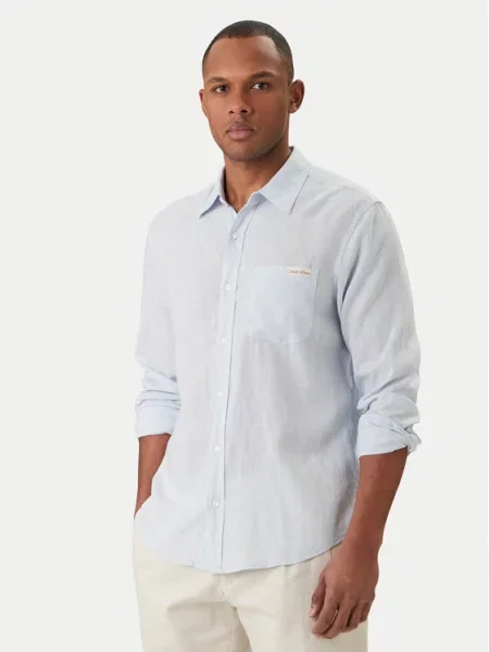 Calvin Klein Jeans Cămașă celest albastru