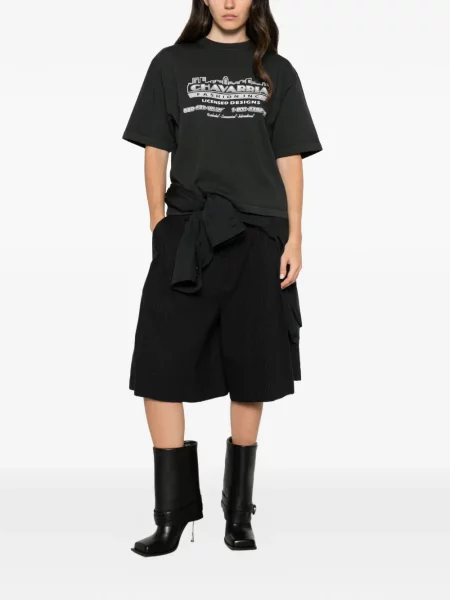 Tricou Willy Chavarria cu imagine negru