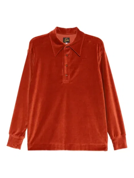 Velurové polotričko Needles oranžové