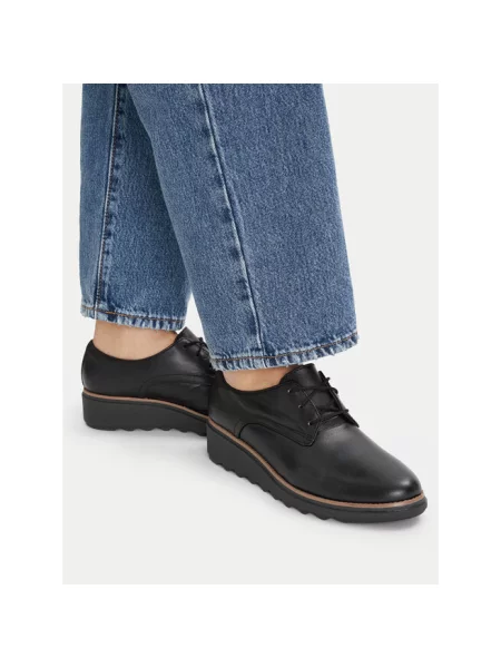 Clarks Półbuty Sharon Rae czarny