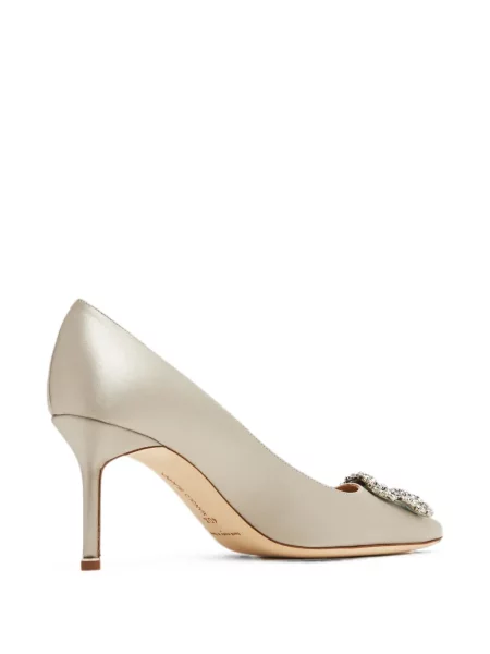 Pantofi cu toc Manolo Blahnik cu cataramă