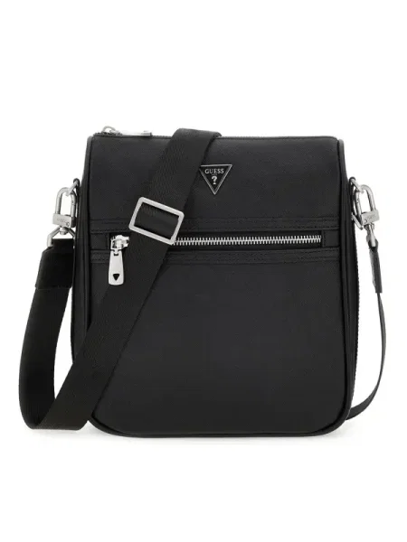 GUESS Geantă de umăr Milano' negru