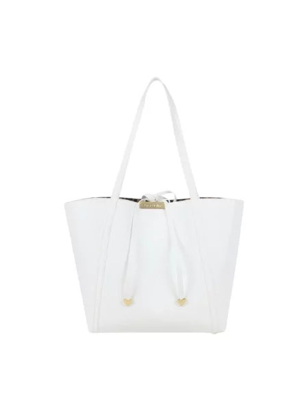 Shopperka Braccialini skórzana biała
