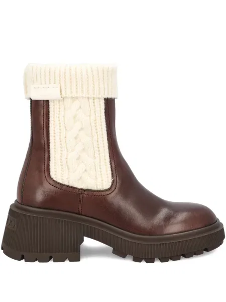 Botine Jimmy Choo din piele maro