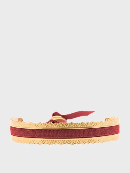 Браслет Les Interchangeables бордовый