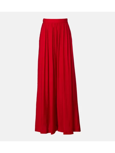 Pantaloni palazzo Ralph Lauren Collection roșu