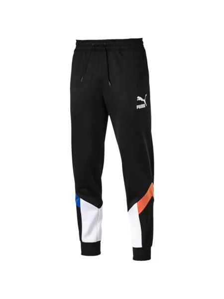 Pantaloni Puma alergare cu autograf negru