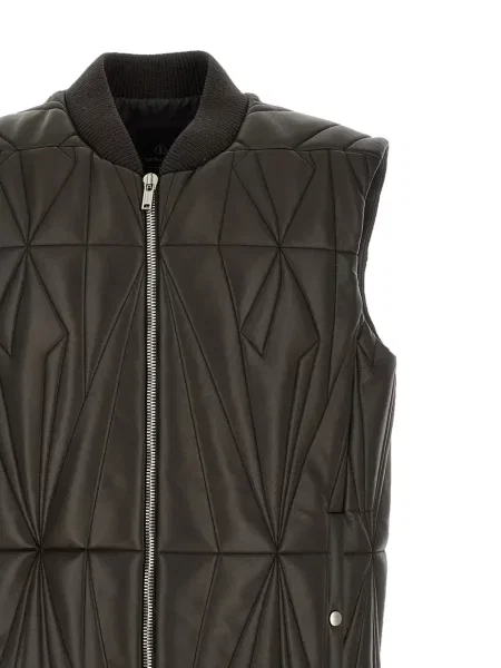 Vestă Rick Owens din piele negru