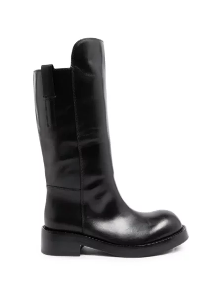 Botine Ann Demeulemeester din piele negru