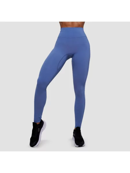 Legginsy fitness z wysokim stanem FIT niebieskie