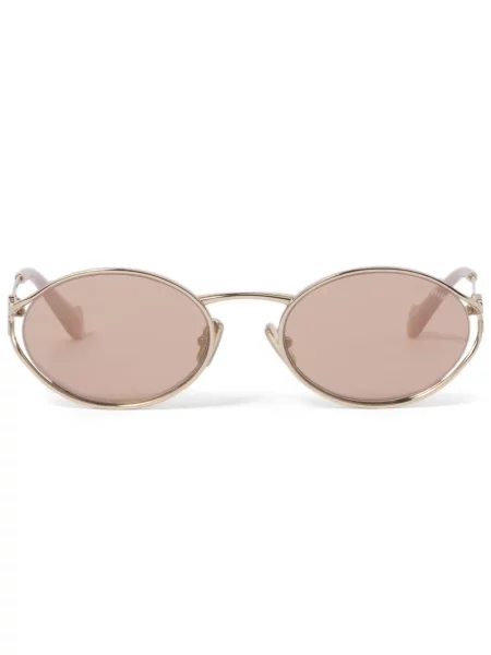 Ochelari de soare Miu Miu Eyewear auriu