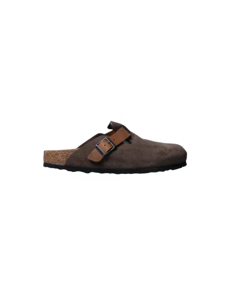 Klapki mules Birkenstock szare
