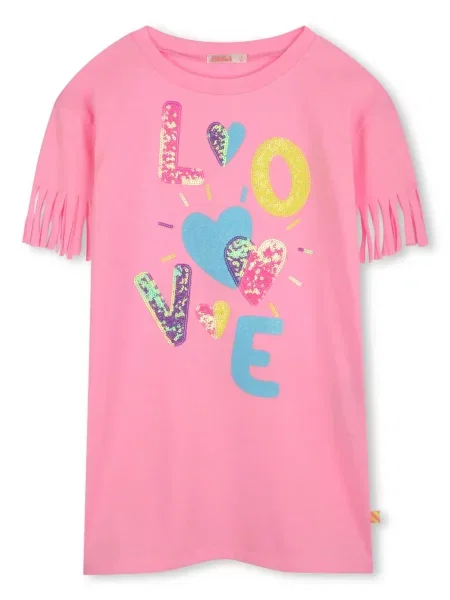 Dětské šaty Billieblush růžové