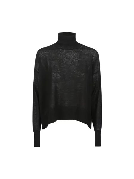 Sweter z golfem C.t.plage czarny
