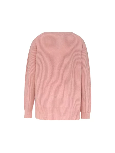 Sweter Malo z kaszmiru elegancki różowy