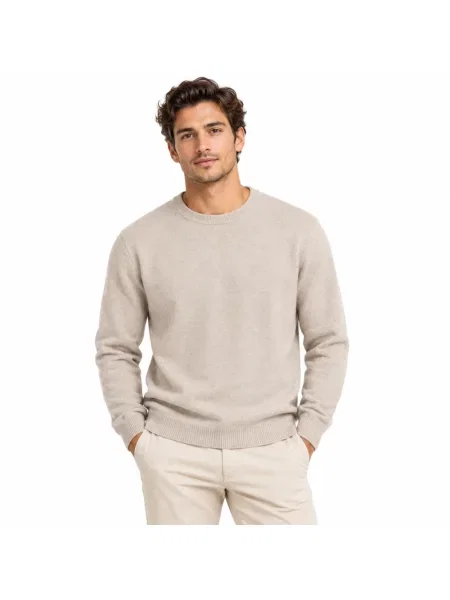 Sweter Cashmere Company wełniany beżowy