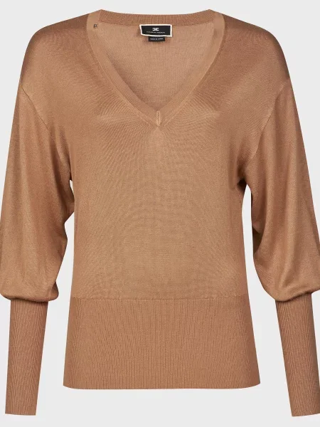 Свитер Elisabetta Franchi бежевый