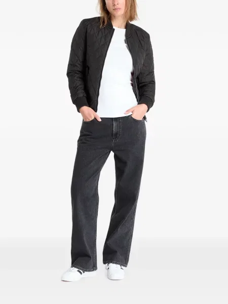 Matlasat geacă bomber Urban Classics negru