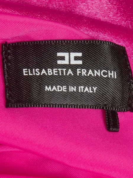 Rochie maxi Elisabetta Franchi drapată roz