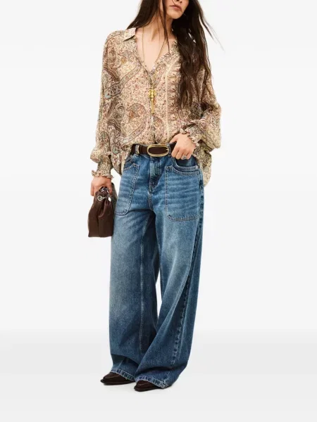 Cămașă Ba&sh cu imagine cu model paisley