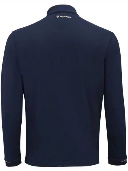 Bluza tenisowa Tecnifibre Thermo Zip niebieska