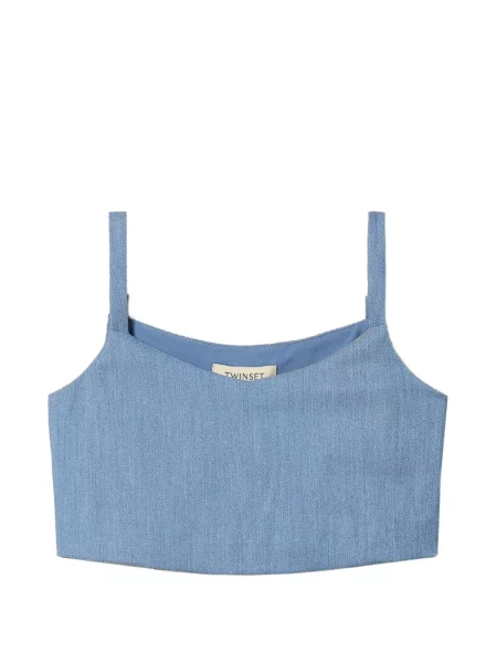 Top dziecięcy Twinset niebieski