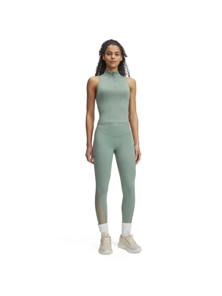 Dámske tréningové tričko Under Armour Vanish Elite Vent Tank silica green/iridescent zelená