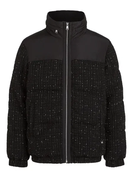 Яке Karl Lagerfeld от туид черно