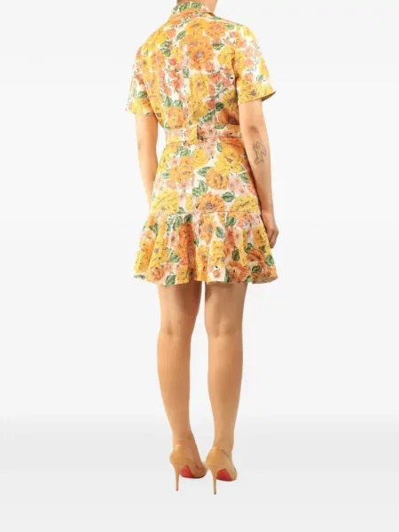 Rochie Zimmermann cu model floral cu imagine