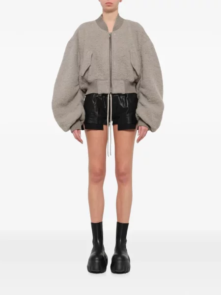 Decupat geacă Rick Owens gri