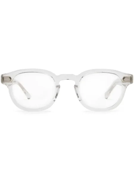 Ochelari de soare ovali Moscot alb