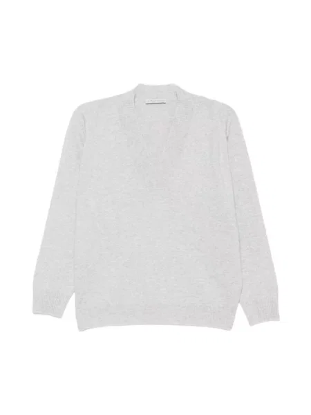 Sweter Le Tricot Perugia z kaszmiru szary