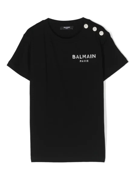 Koszulka dziecięca Balmain czarna