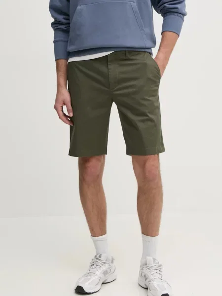 Къс панталон Tommy Hilfiger зелено