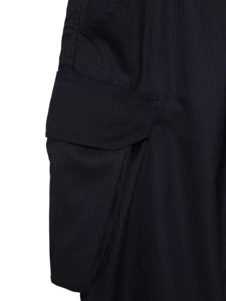 Ριγέ παντελόνι cargo Comme Des Garçons Homme μπλε