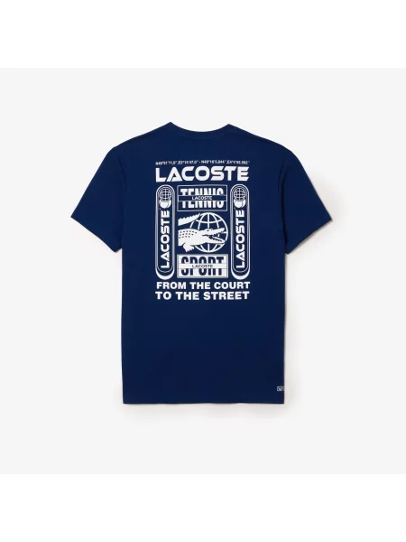 Lacoste Tennis x Daniil Medvedev Regular Fit T-shirt синя
