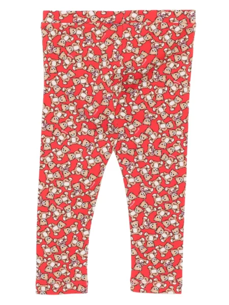 Spodnie dziecięce Moschino czerwone