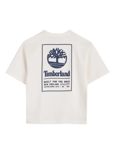 Koszulka dziecięca Timberland biała
