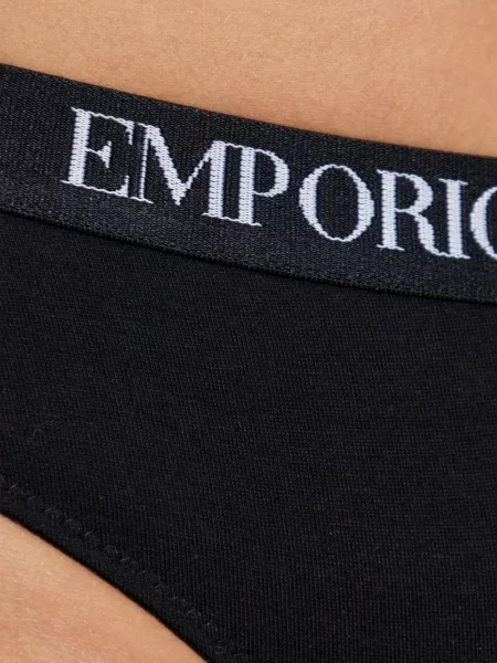 Chiloți briefs Emporio Armani cu autograf negru
