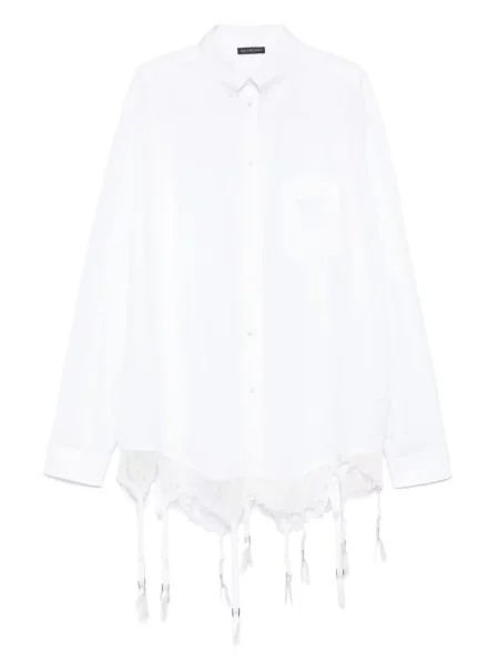 Cămașă Balenciaga din dantelă alb