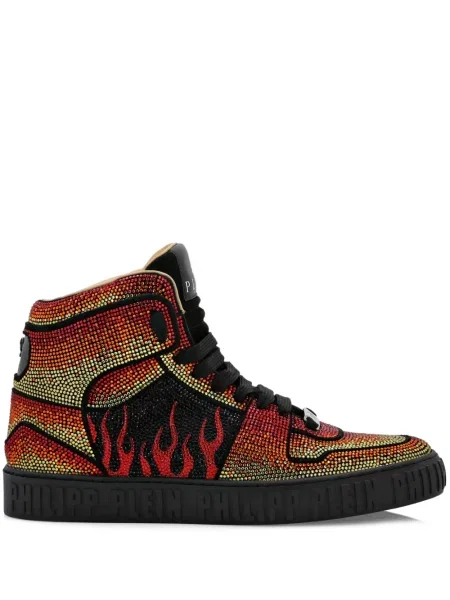 Sneakerși Philipp Plein de cristal negru