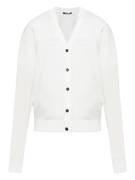 Cardigan Jacquemus cu broderie alb