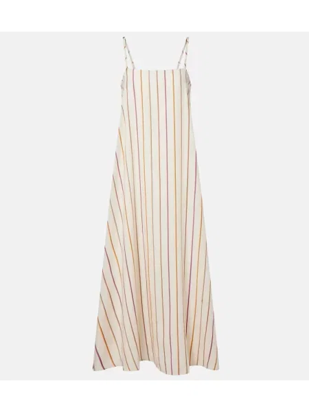 Maksi sukienka maxi Asceno garniturowa biała