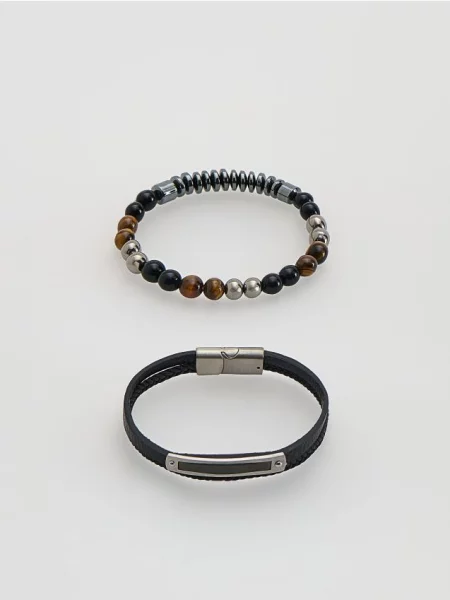 Reserved Set brățări negru